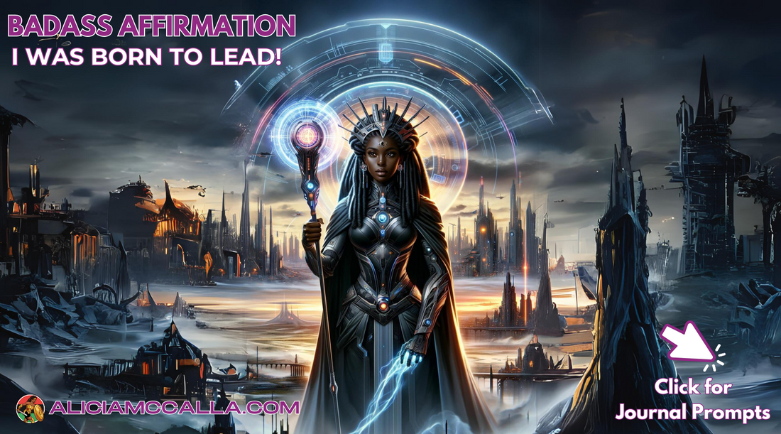 Afrofuturism Warrior Queen Dark-Skinned and Ready for Battle