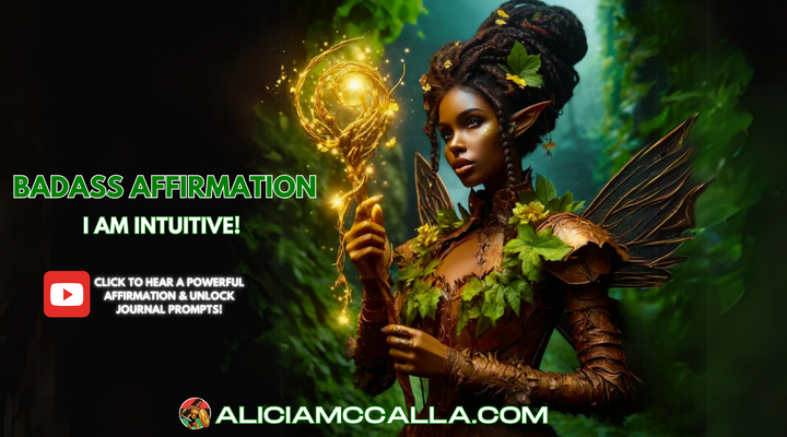 BADASS AFFIRMATION: A Black Fairy Druid Guardian of Nature’s Harmony