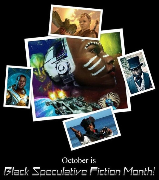 Celebrate Black Speculative Fiction Month! Giveaways on aliciamccalla.com