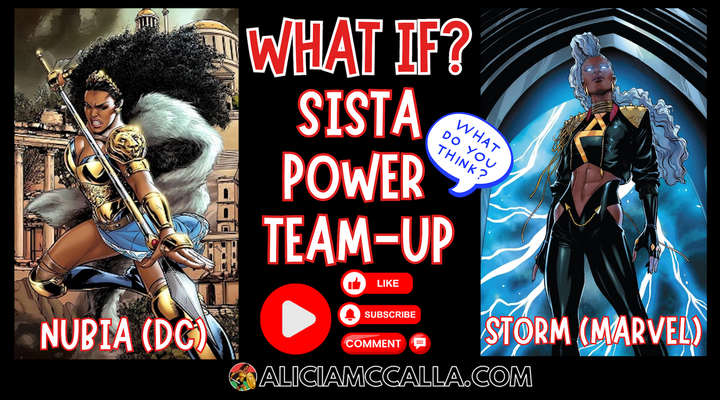 Epic Female Superhero Crossover: What If Nubia (DC) and Storm (Marvel) Teamed Up?
