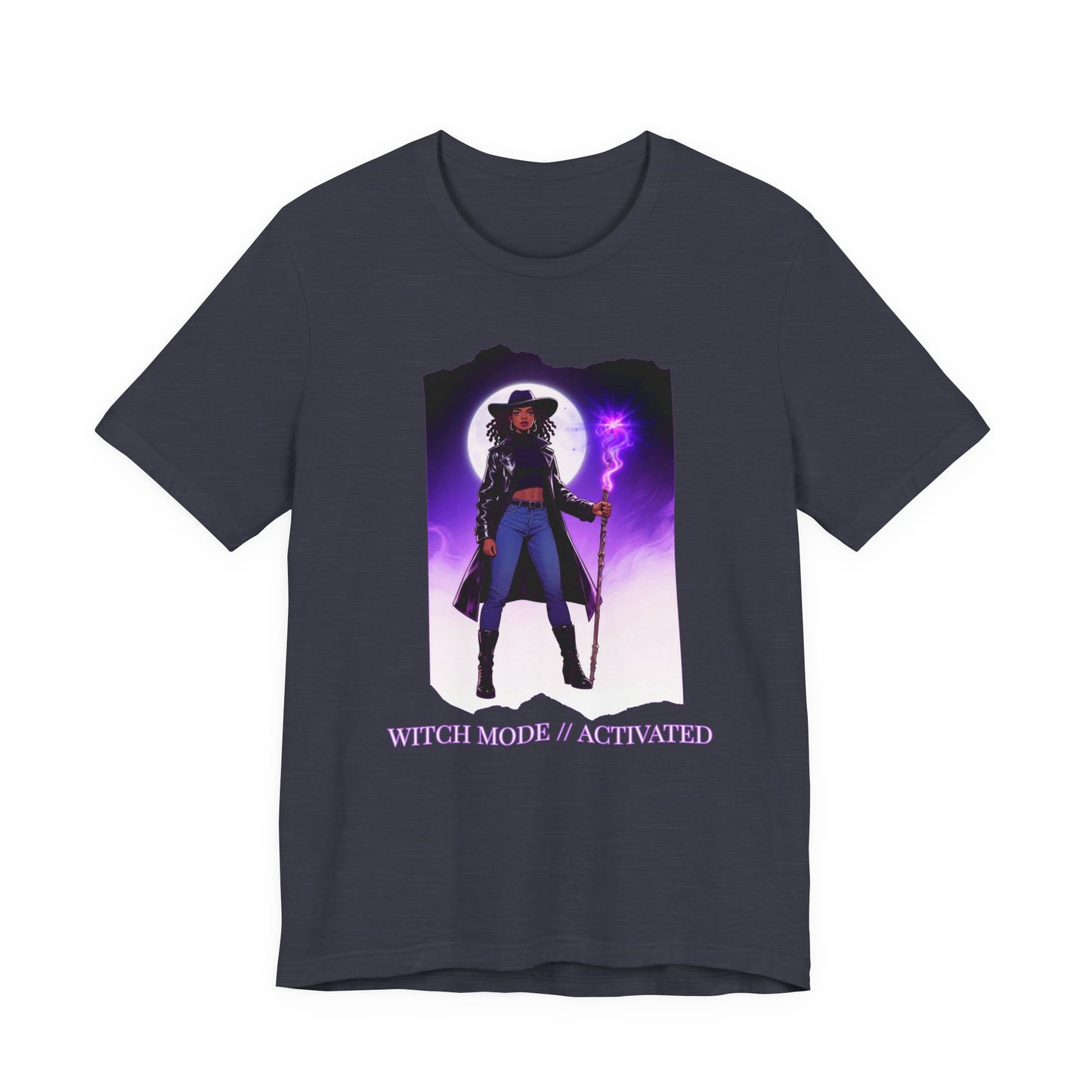WITCH MODE // ACTIVATED | Sorceress Witch Graphic Tee for Bold Women, Everyday Magic & Power Style