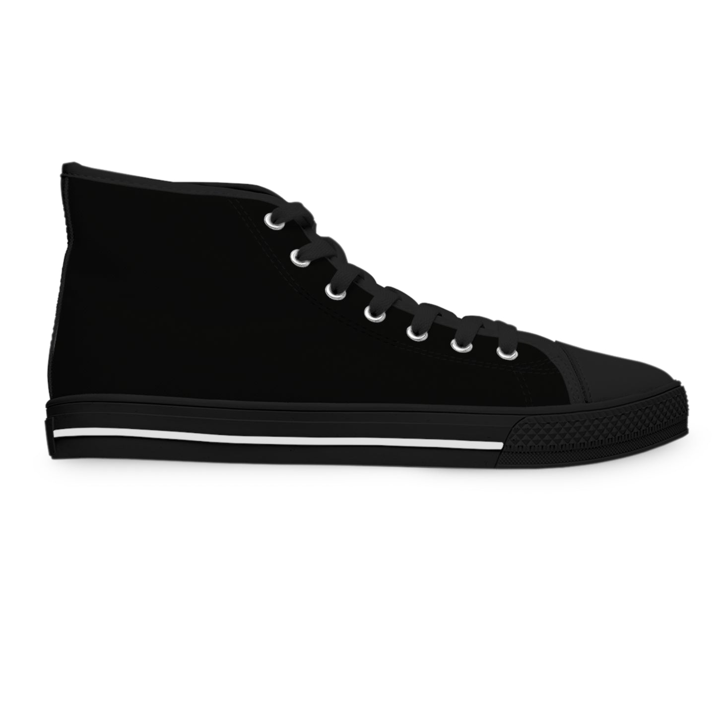 BADASS WARRIOR WOMAN | Women's High Top Sneakers | Black Girl Nerd Fandom Fashion