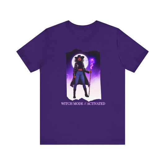 WITCH MODE // ACTIVATED | Sorceress Witch Graphic Tee for Bold Women, Everyday Magic & Power Style