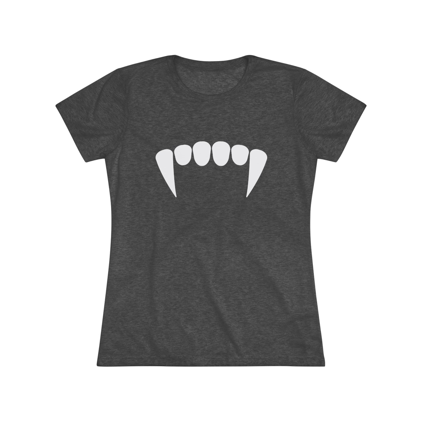 FANGS | Women's Triblend Tee | Vampire T-Shirt
