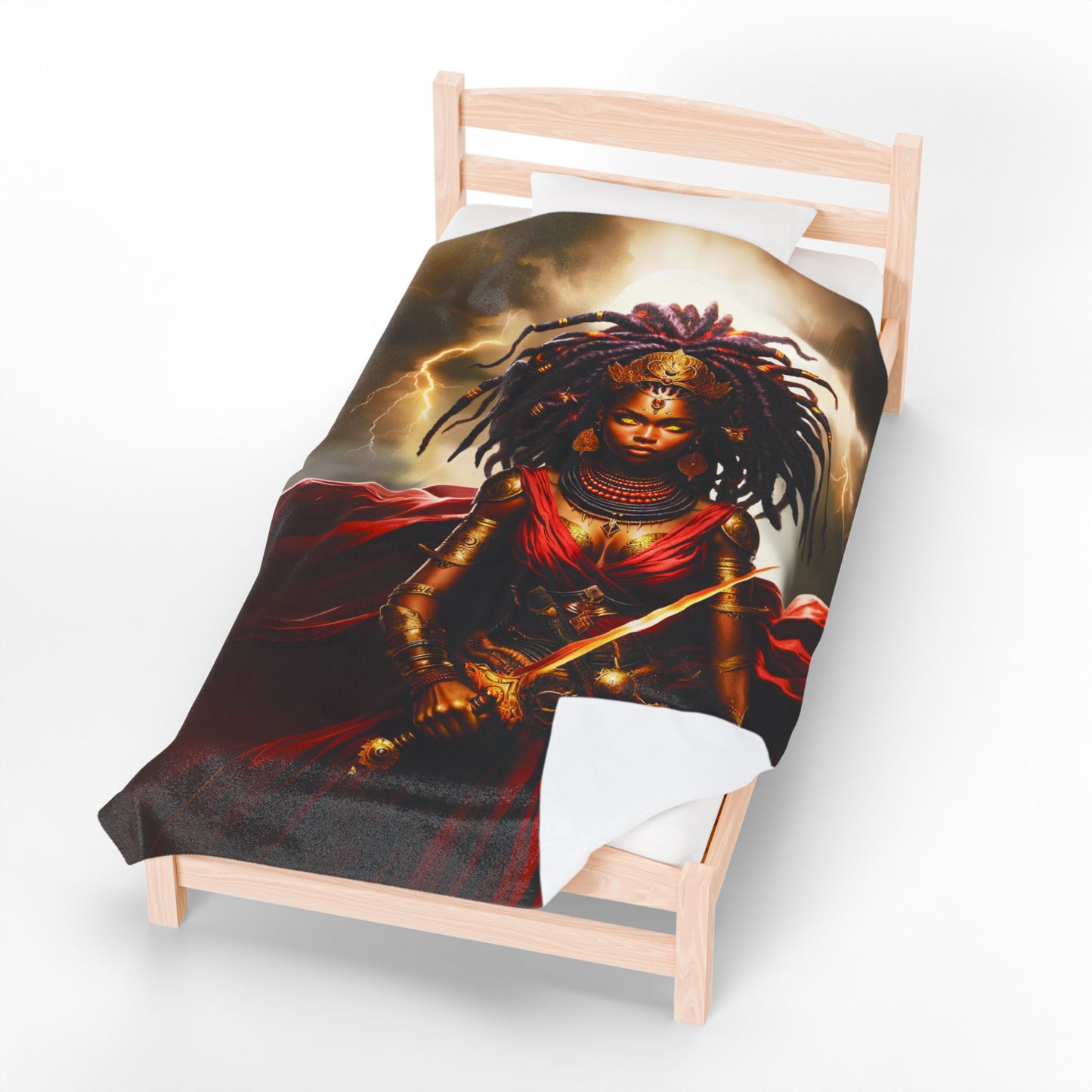 OYA WARRIOR GODDESS | Velveteen Reading Blanket
