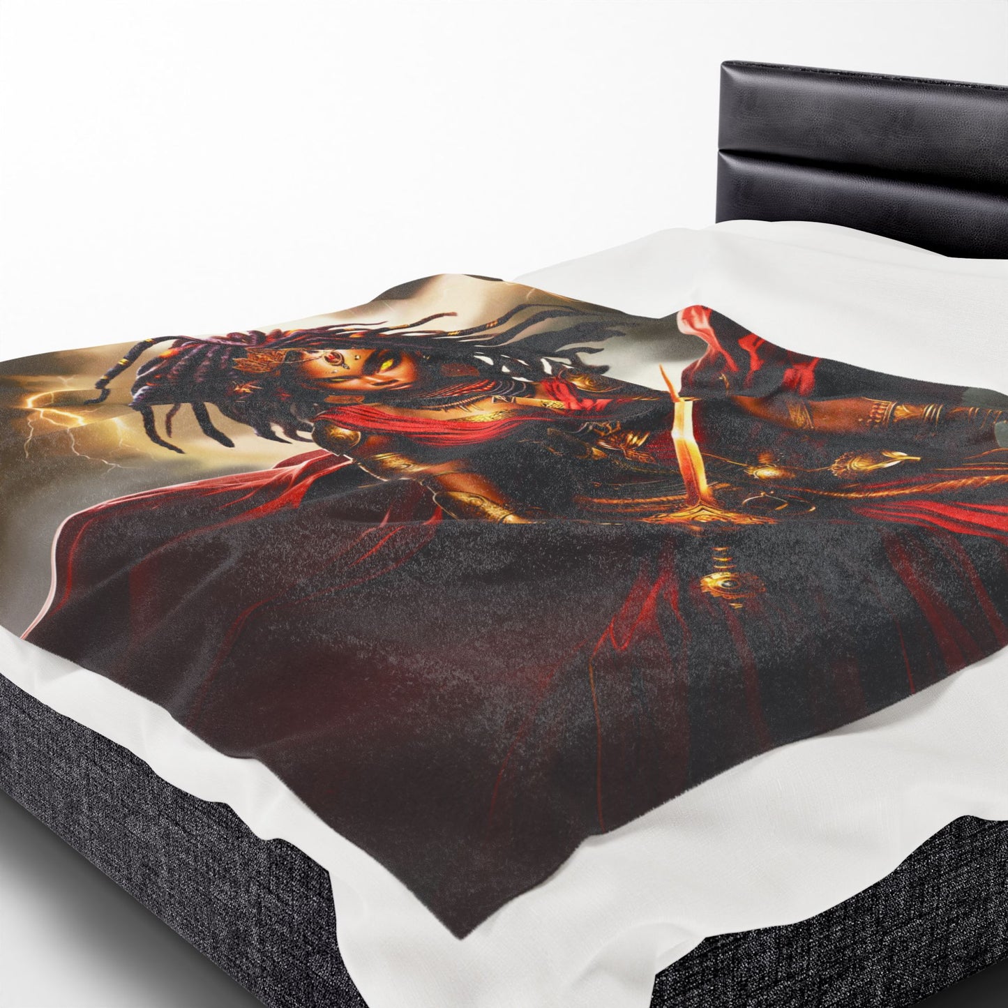 OYA WARRIOR GODDESS | Velveteen Reading Blanket