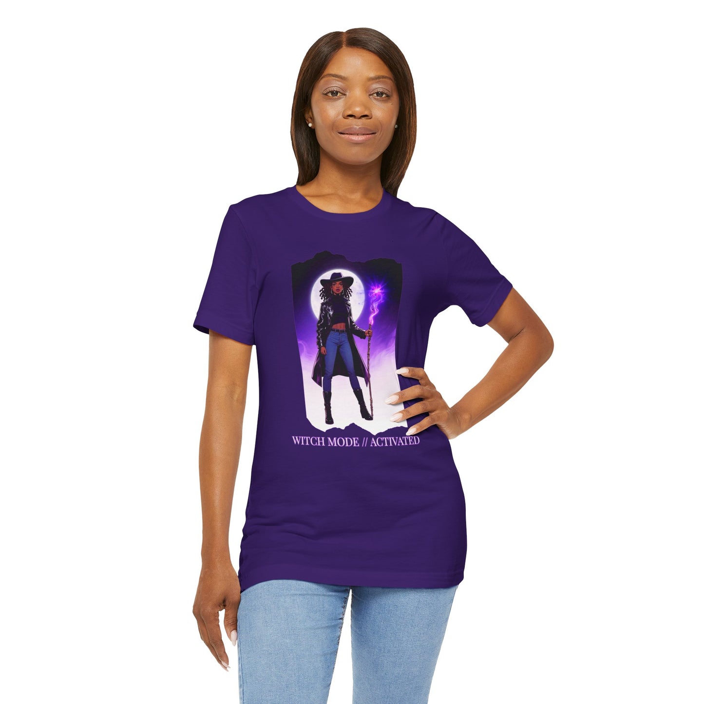 WITCH MODE // ACTIVATED | Sorceress Witch Graphic Tee for Bold Women, Everyday Magic & Power Style