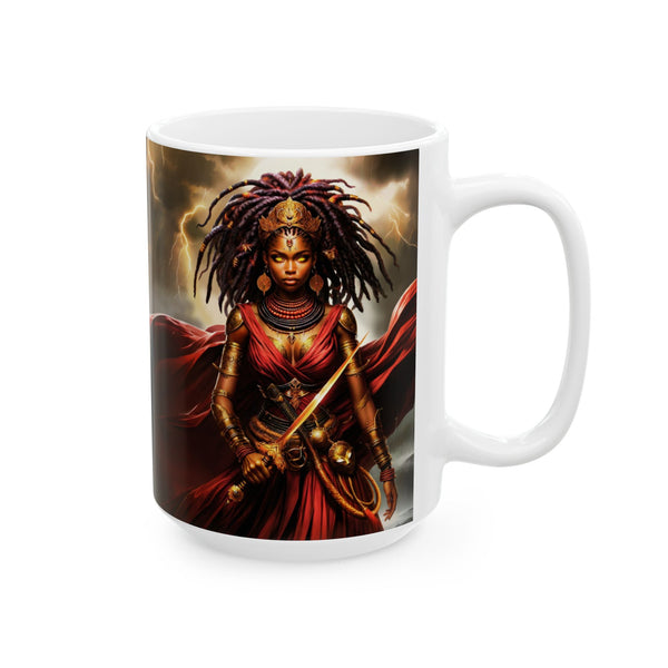 OYA IN TRADITIONAL COLORS  | Ceramic Mug, (11oz, 15oz) | SENTINEL SUPERHERO VIGILANTE COLLECTION OYA IN TRADITIONAL COLORS  | Ceramic Mug, (11oz, 15oz) | SENTINEL SUPERHERO VIGILANTE COLLECTION