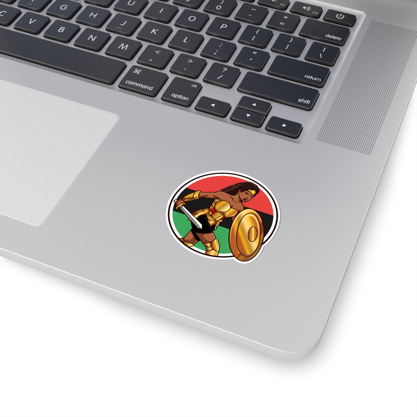 BADASS WARRIOR WOMAN | Kiss-Cut Stickers | African American Stickers