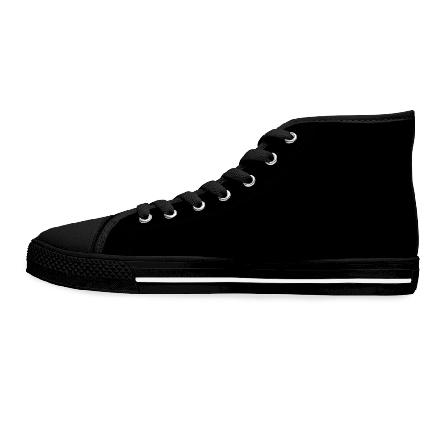 BADASS WARRIOR WOMAN | Women's High Top Sneakers | Black Girl Nerd Fandom Fashion