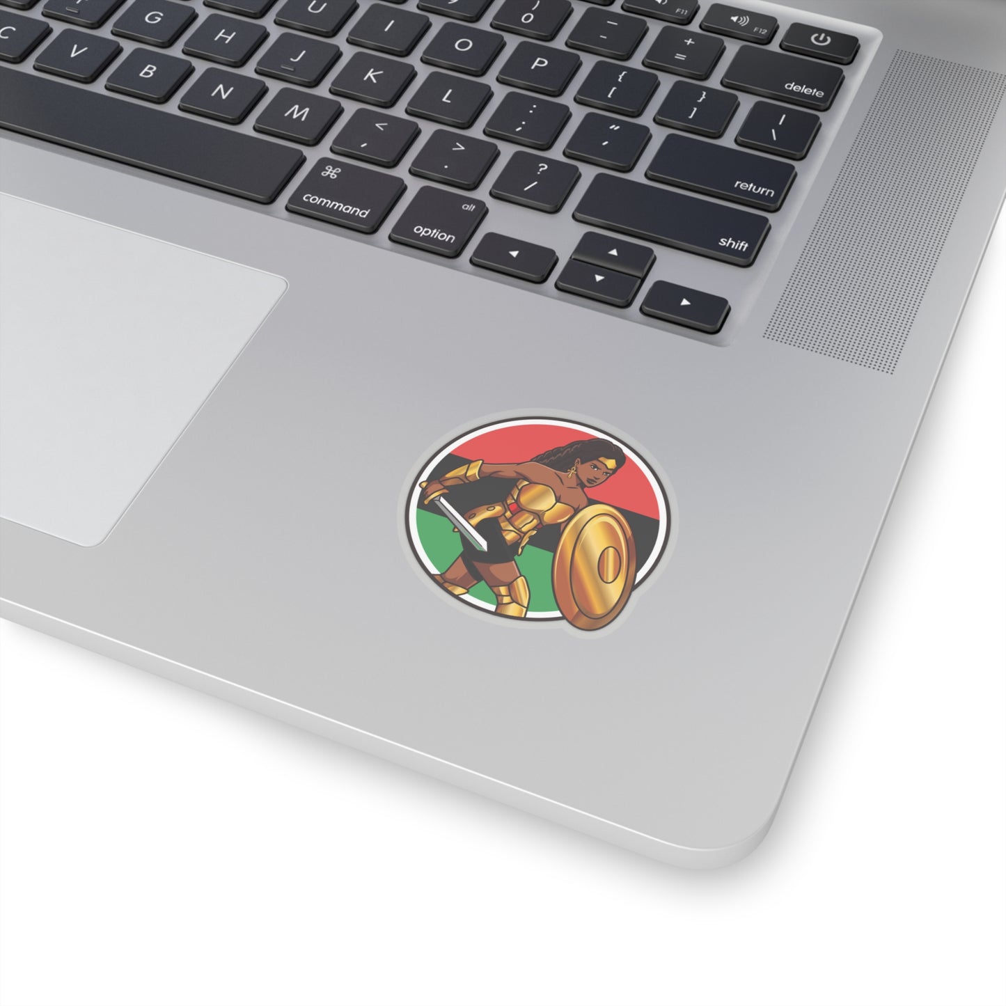 BADASS WARRIOR WOMAN | Kiss-Cut Stickers | African American Stickers