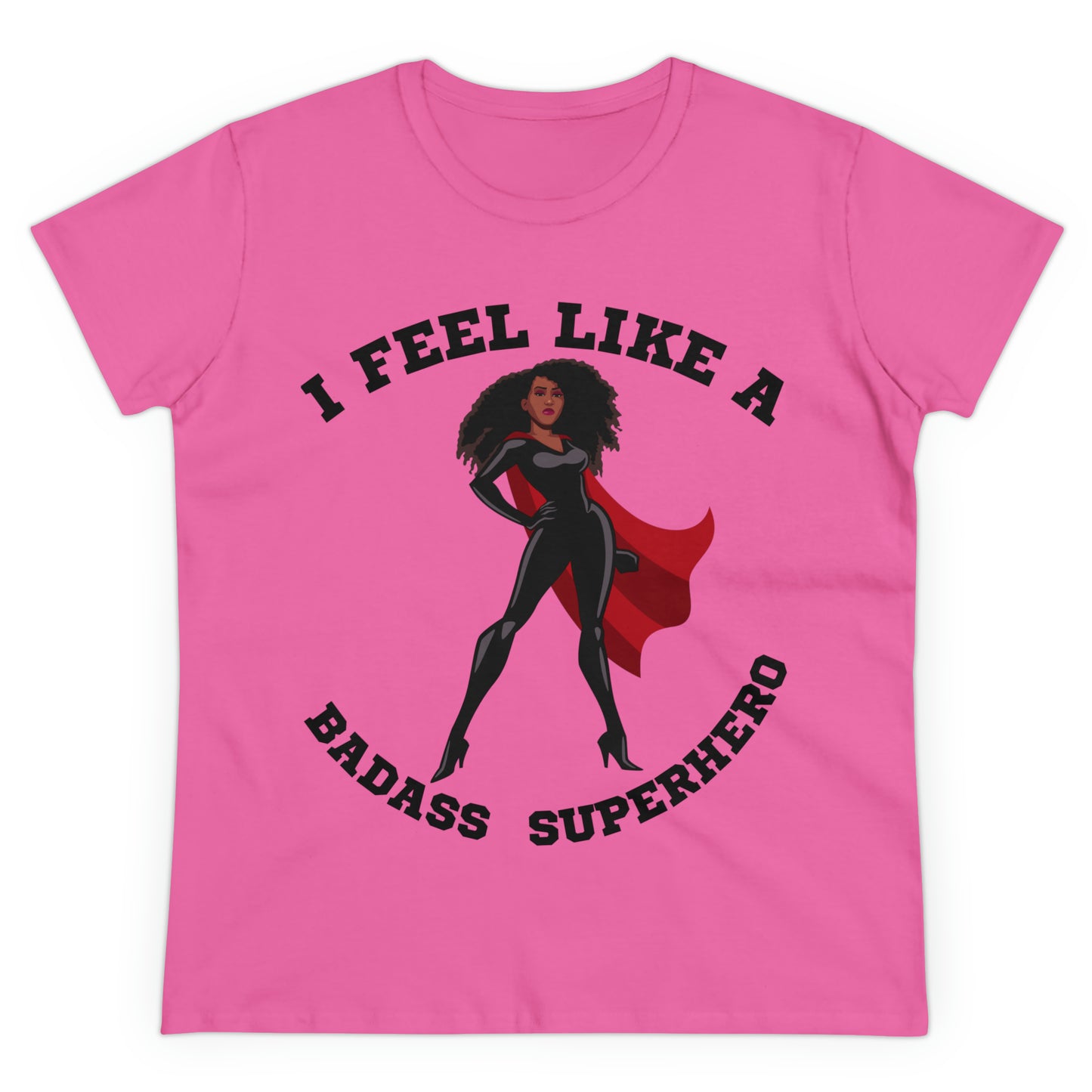 Badass Superhero Collection | Adult Women's Midweight Cotton Tee | Superhero Fashion