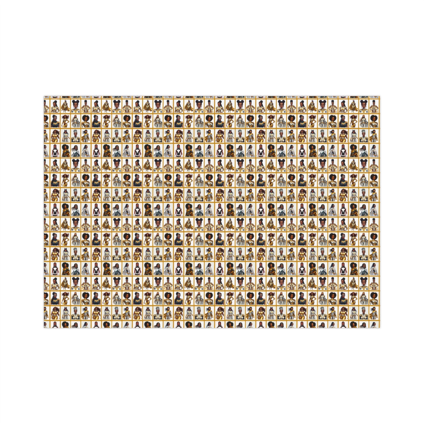 I AM A SUPERHERO (GOLD) | Luxury Gift Wrap Paper