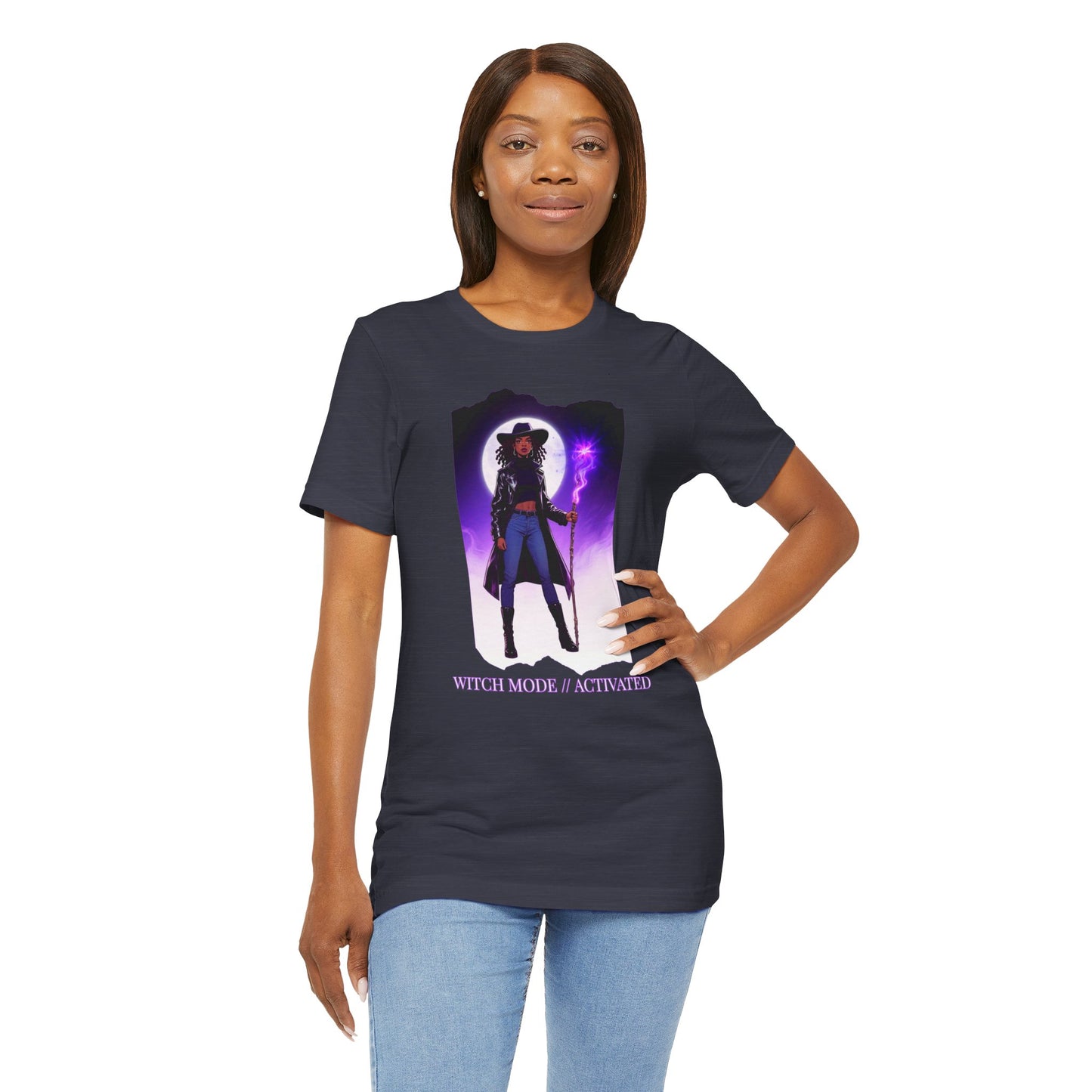 WITCH MODE // ACTIVATED | Sorceress Witch Graphic Tee for Bold Women, Everyday Magic & Power Style