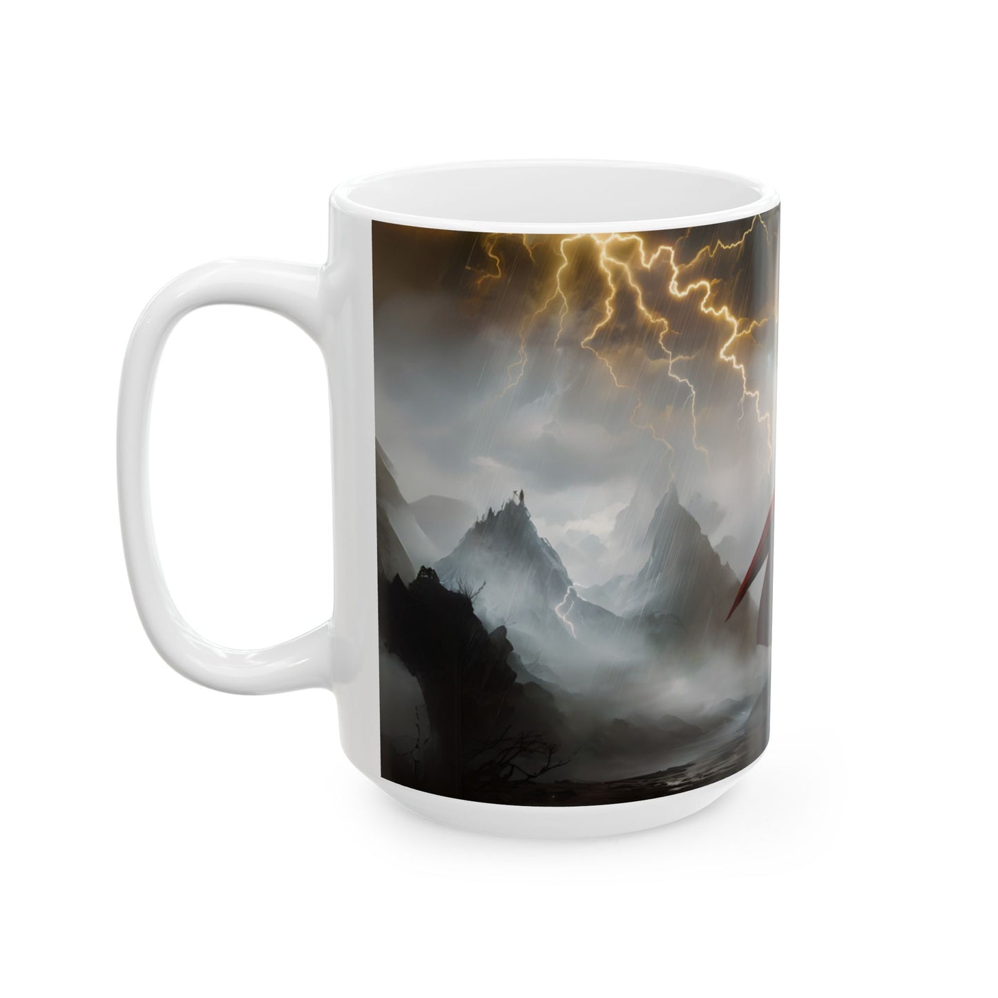 OYA IN TRADITIONAL COLORS | Ceramic Mug, (11oz, 15oz) | SENTINEL SUPERHERO VIGILANTE COLLECTION