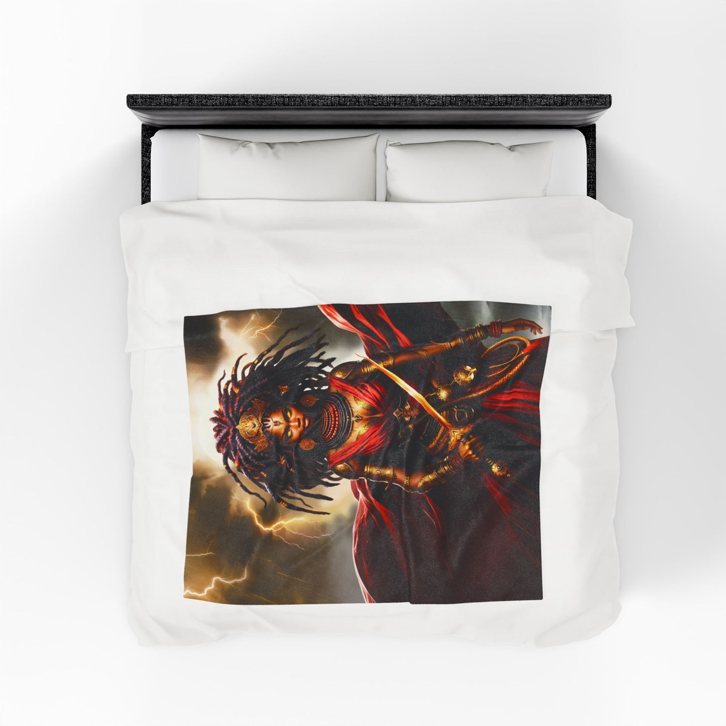 OYA WARRIOR GODDESS | Velveteen Reading Blanket