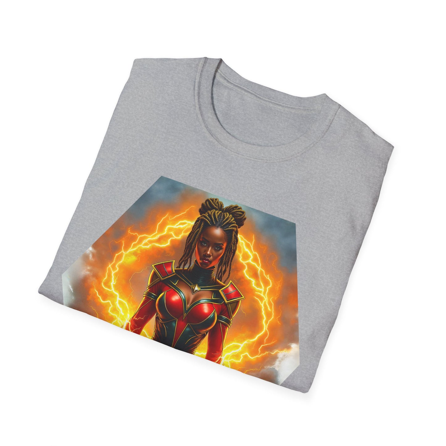 Fire Goddess | Adult Unisex Softstyle T-Shirt | Warrior Goddess Fashion