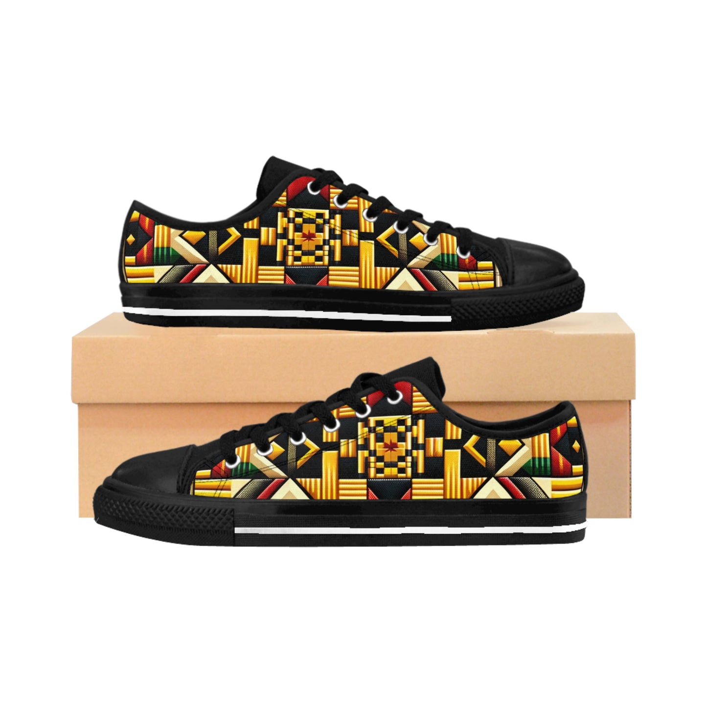 AFROFUTURISTIC KENTE SUPERHERO | Women's Sneakers | BLACK HISTORY 365 COLLECTION