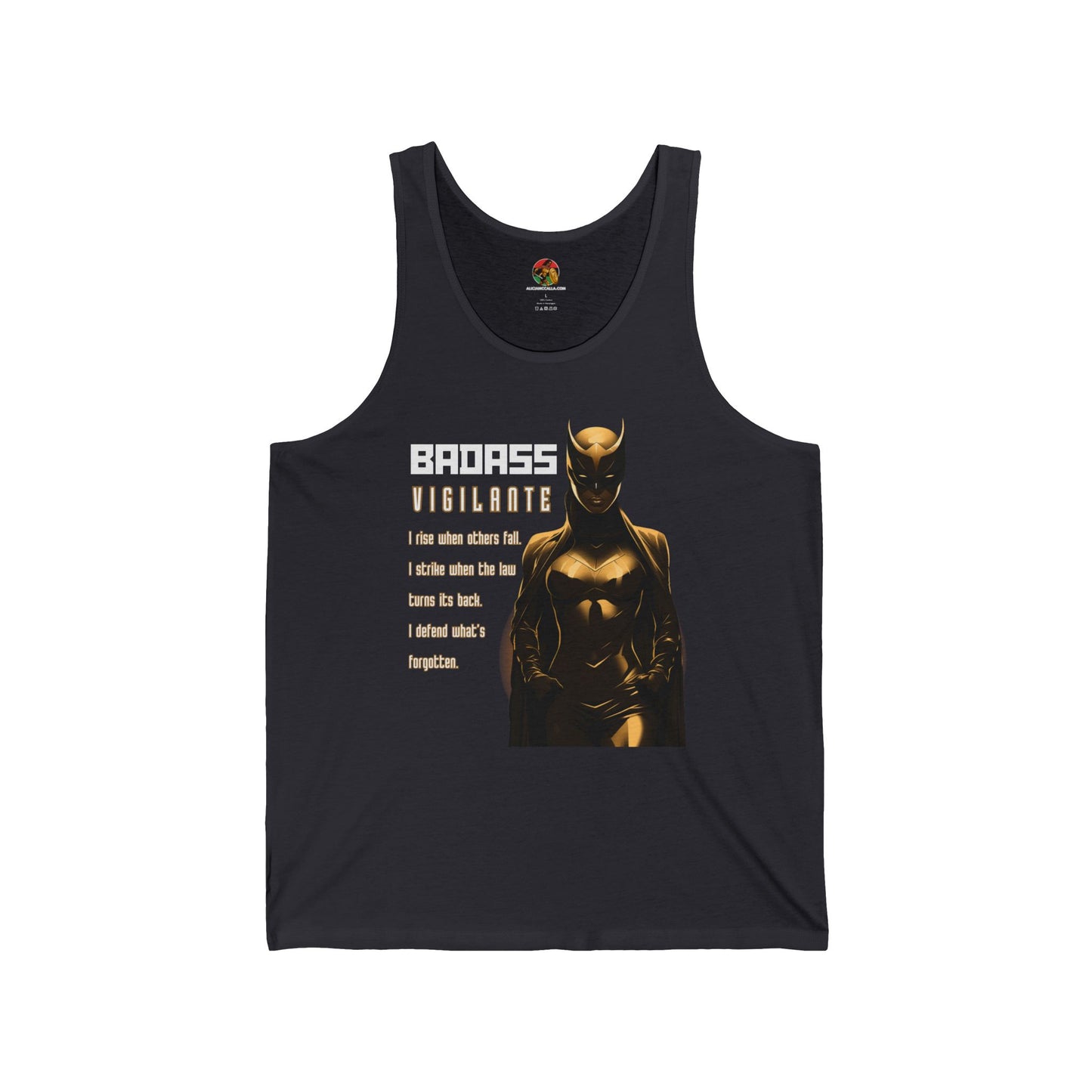 Badass Vigilante | Adult Unisex Jersey Tank | Summer Superhero Fashion