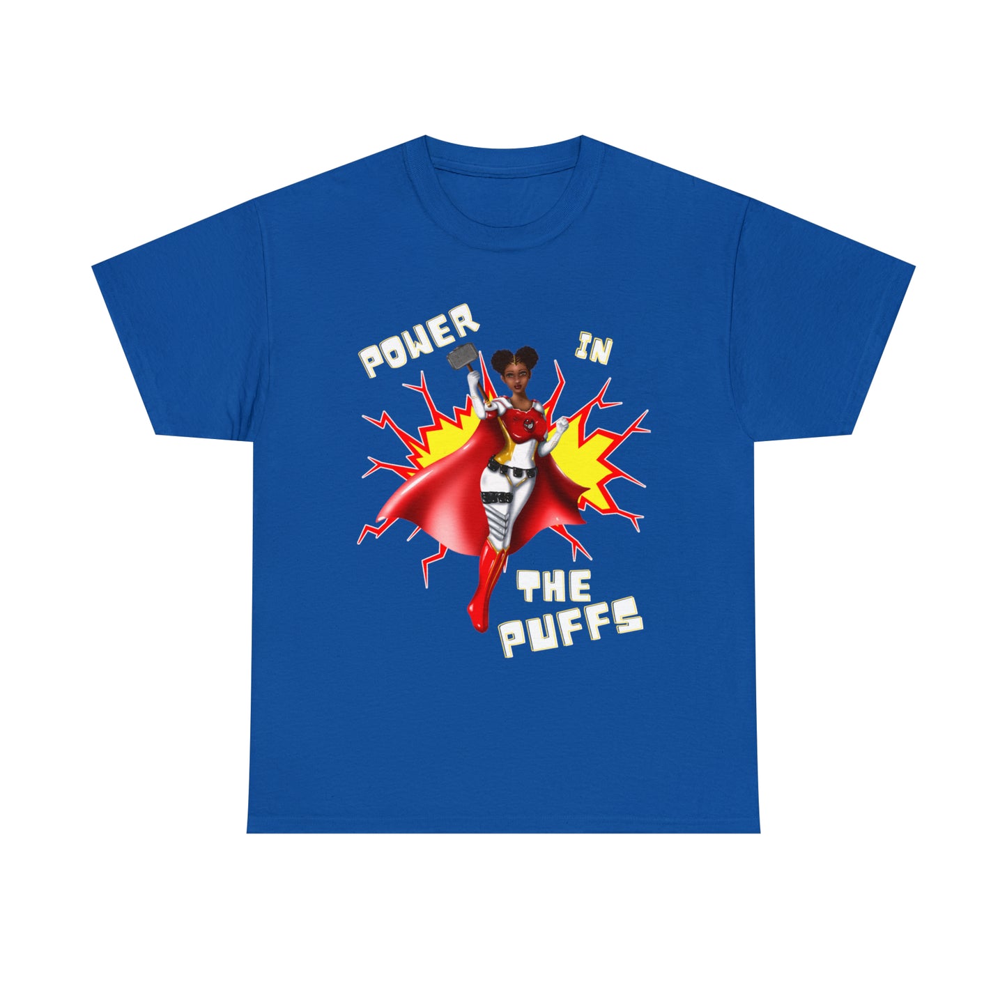 Power in the Puffs | Adult Unisex Heavy Cotton Tee | Superhero Fashion