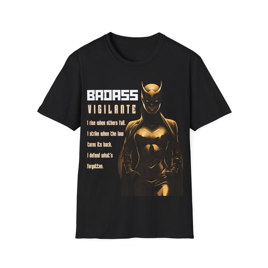 Badass Vigilante | Adult Unisex Softstyle T-Shirt  | Street Justice Fashion