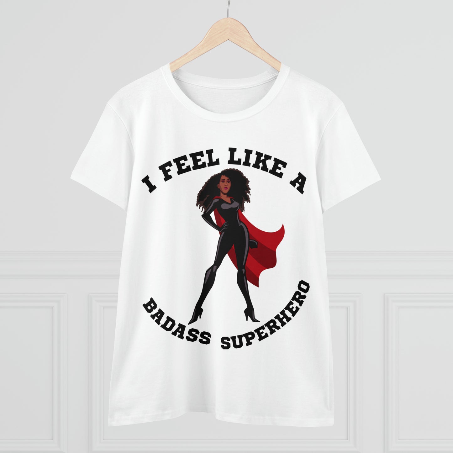 Badass Superhero Collection | Adult Women's Midweight Cotton Tee | Superhero Fashion