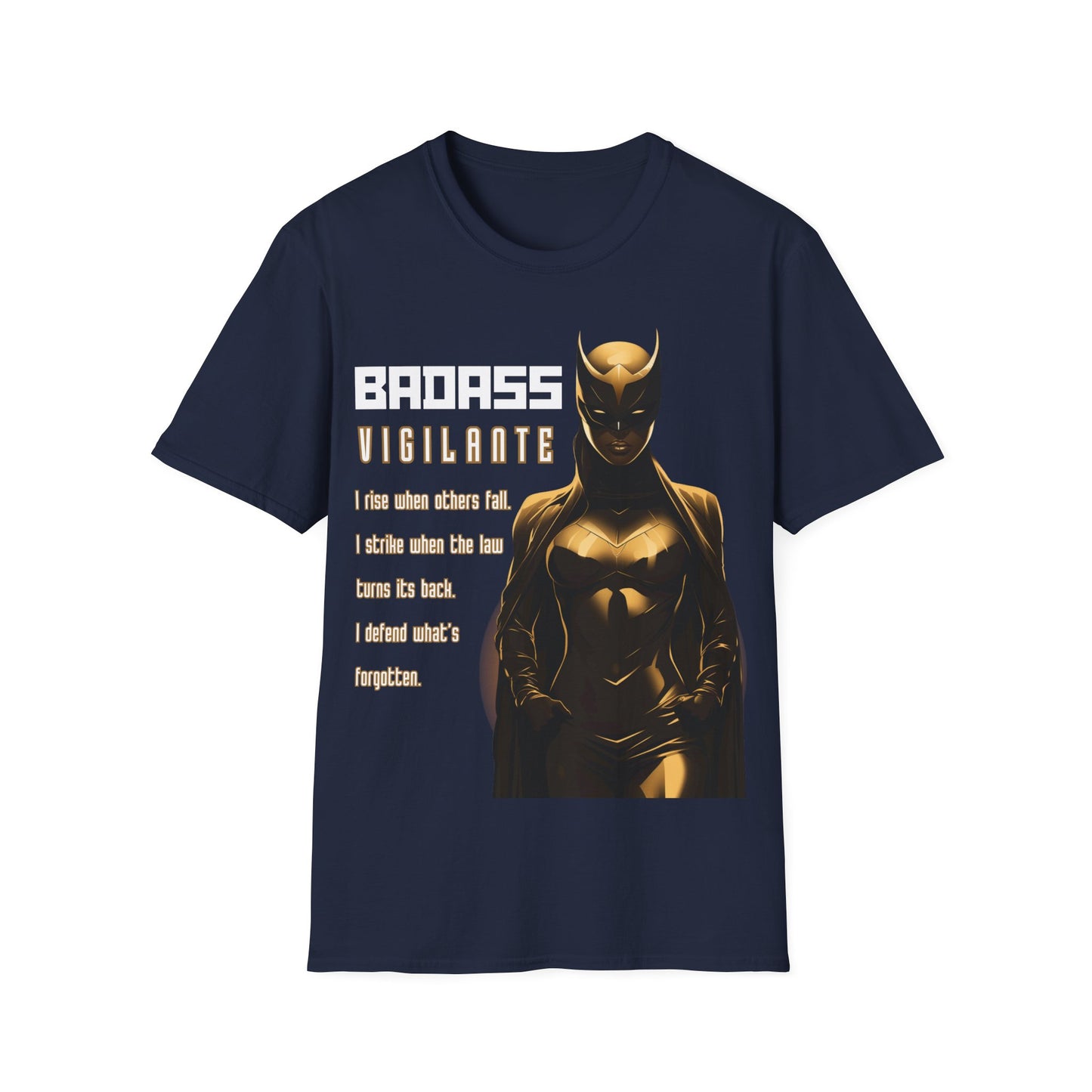 Badass Vigilante | Adult Unisex Softstyle T-Shirt | Street Justice Fashion