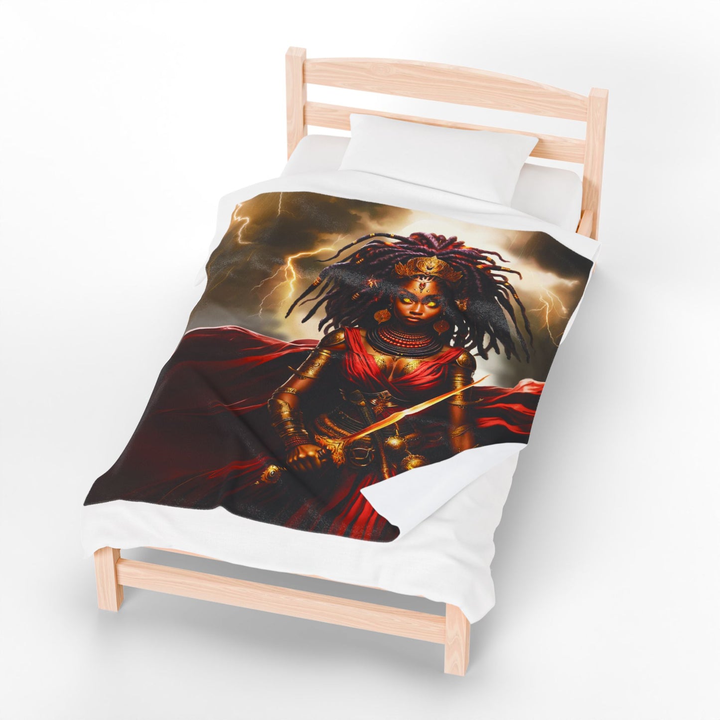 OYA WARRIOR GODDESS | Velveteen Reading Blanket