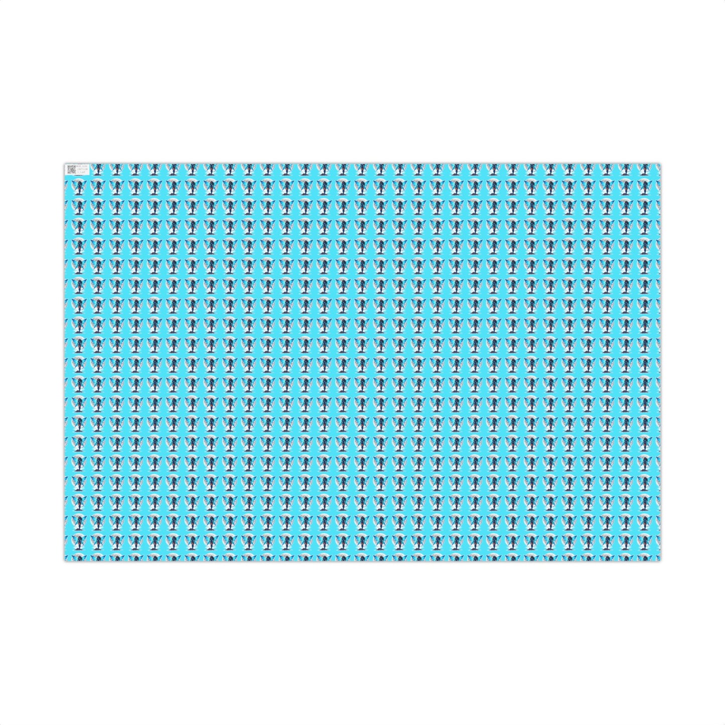 CELESTIAL BLUE FAIRY WARRIOR |  Gift Wrap | Turquoise Sky Edition