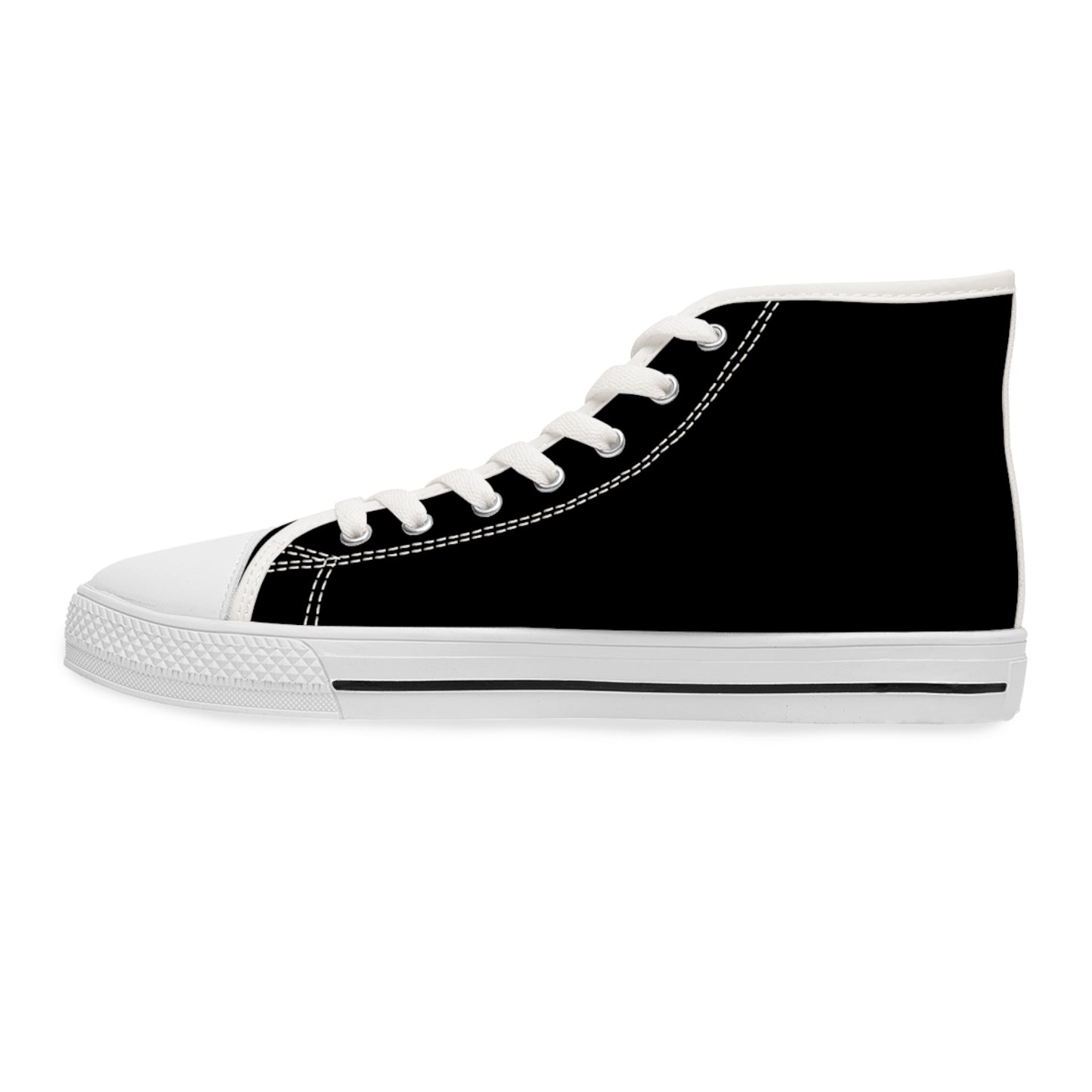 BADASS WARRIOR WOMAN | Women's High Top Sneakers | Black Girl Nerd Fandom Fashion