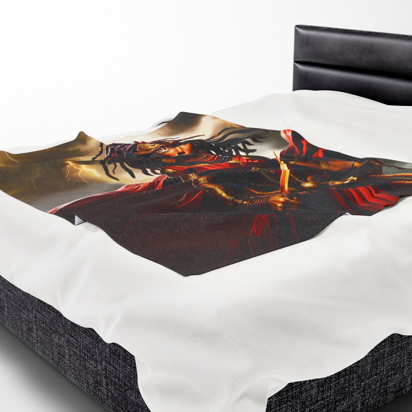 OYA WARRIOR GODDESS | Velveteen Reading Blanket