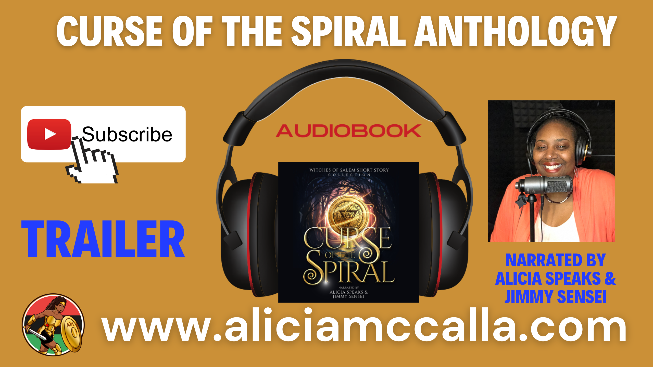 Curse of the Spiral Witches of Salem Anthology Narrated By Alicia Speaks and Jimmy Sensei