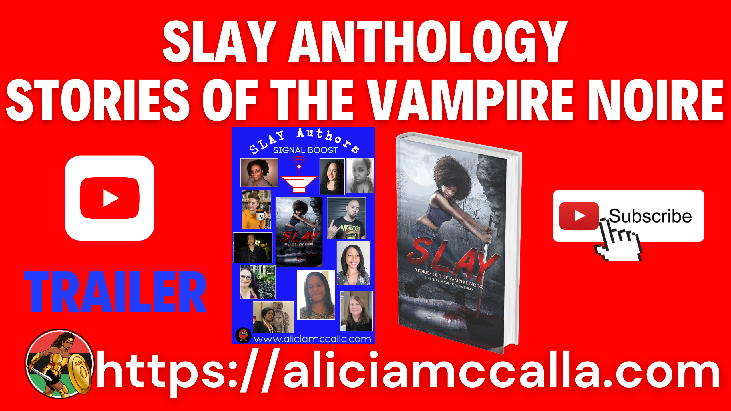 Slay Authors and Slay Anthology of Black Vampires and Black Vampire Hunters