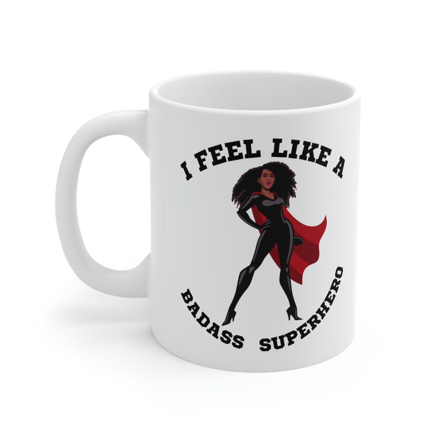 Badass Superhero | Ceramic Mug 11oz | Superhero Lifestyle and Accessories