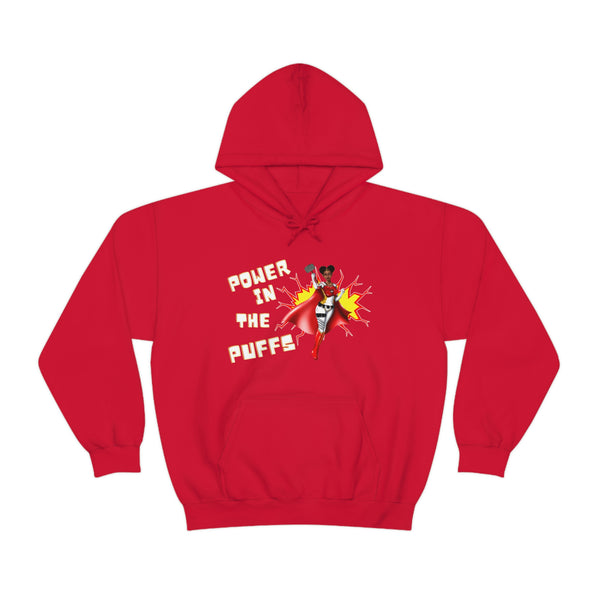 Power in the Puffs Superhero | Adult Unisex Heavy Blend™ Hooded Sweatshirt | African American Hoodie