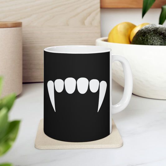 Fangs | Ceramic Mug 11oz | Vampire Mug