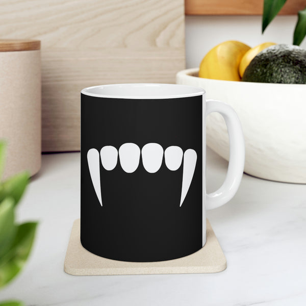Fangs | Ceramic Mug 11oz | Vampire Mug Fangs | Ceramic Mug 11oz | Vampire Mug