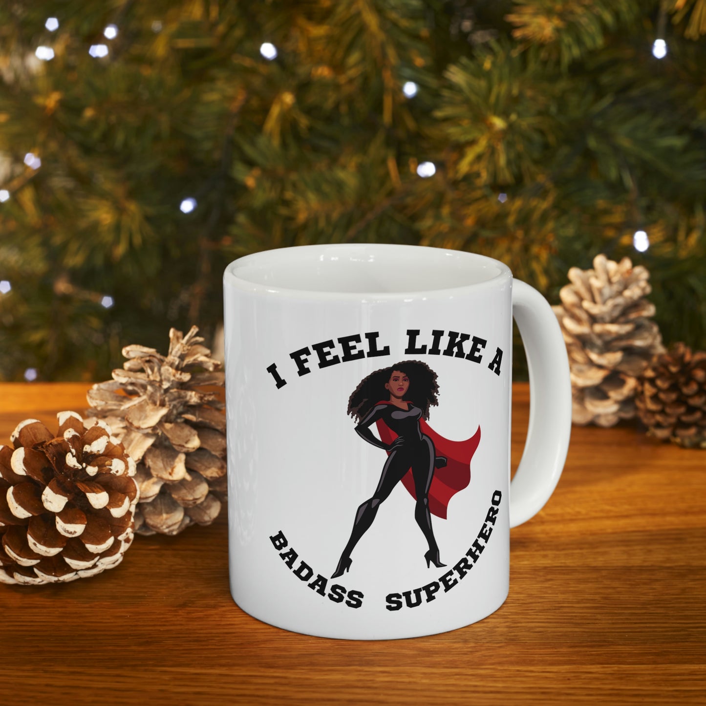 Badass Superhero | Ceramic Mug 11oz | Superhero Lifestyle and Accessories