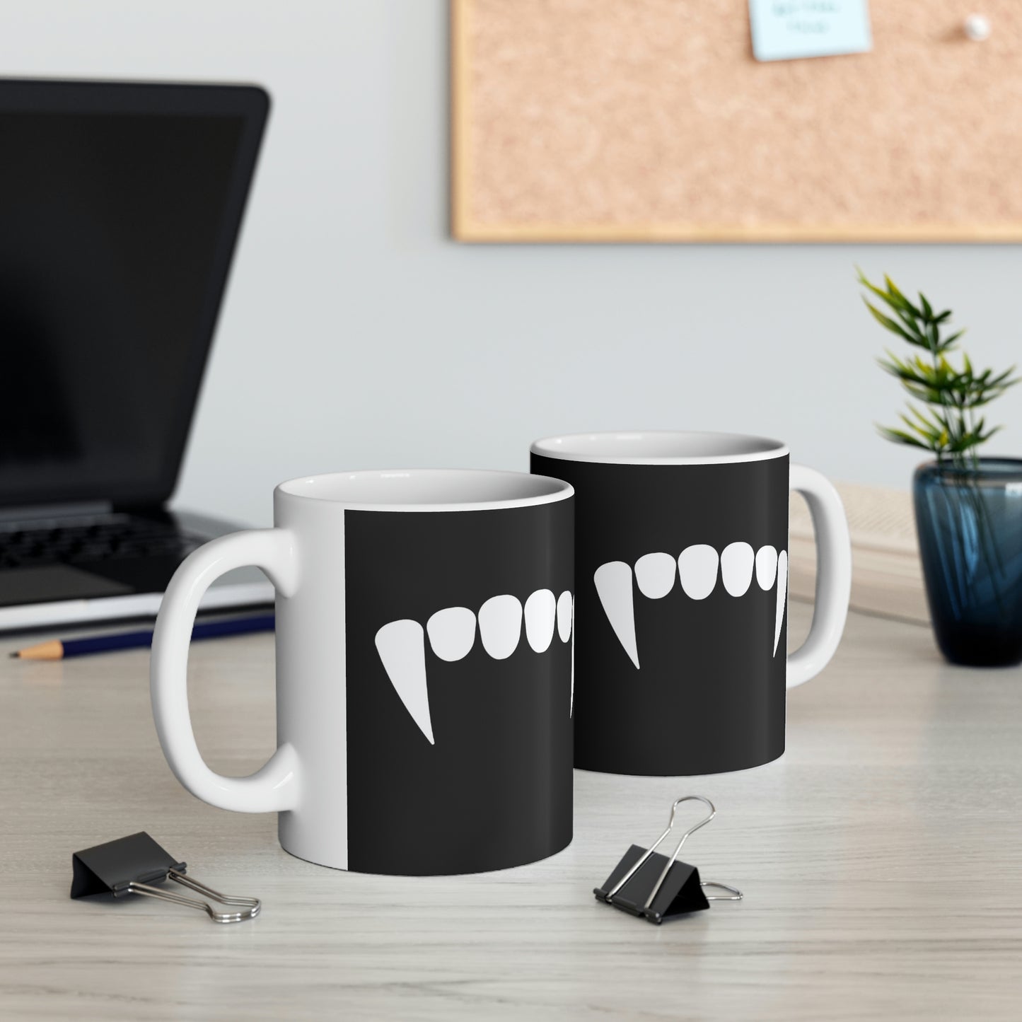 Fangs | Ceramic Mug 11oz | Vampire Mug