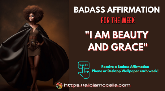 Black woman dressed elegantly wearing a black cape