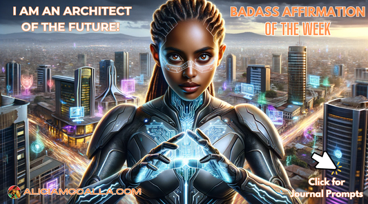 Circuit Superhero Badass Black Woman Techno