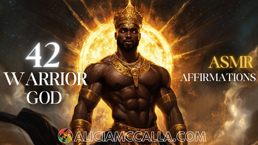 42 Warrior God Affirmations featuring Black Men ASMR Soft Spoken Voice By Alicia Speaks