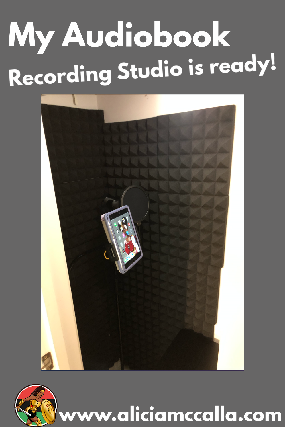 My Audiobook Recording Studio is Set-Up!