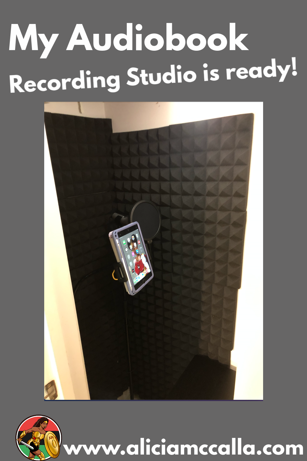 Record Audio Book My Audiobook Recording Studio is Set-Up! – Alicia McCalla