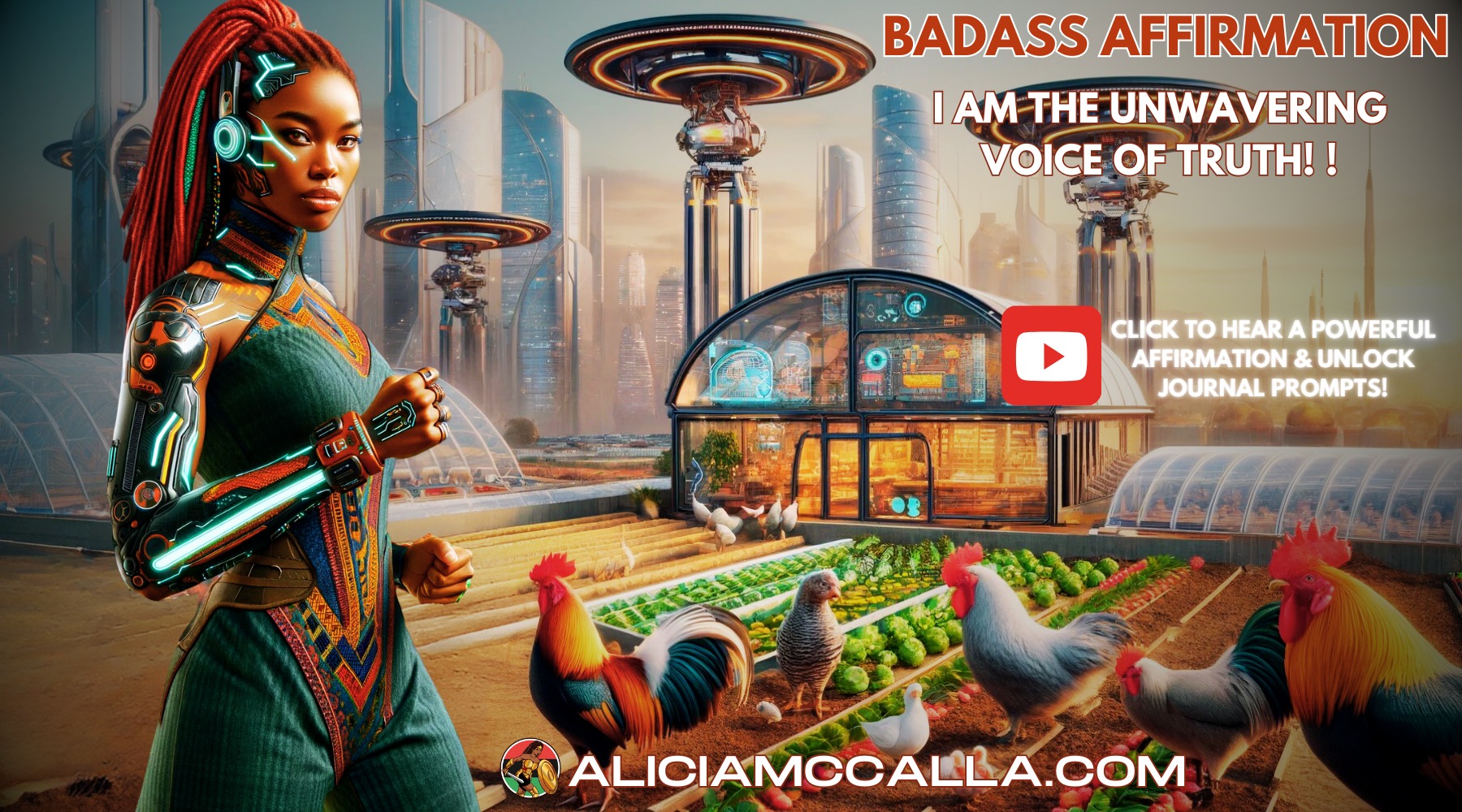 Injus Badass Affirmation: An Afrofuturistic Urban Farmer Battling Food Injus ...