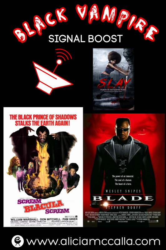 Black Vampire Signal Boost Blacula & Blade