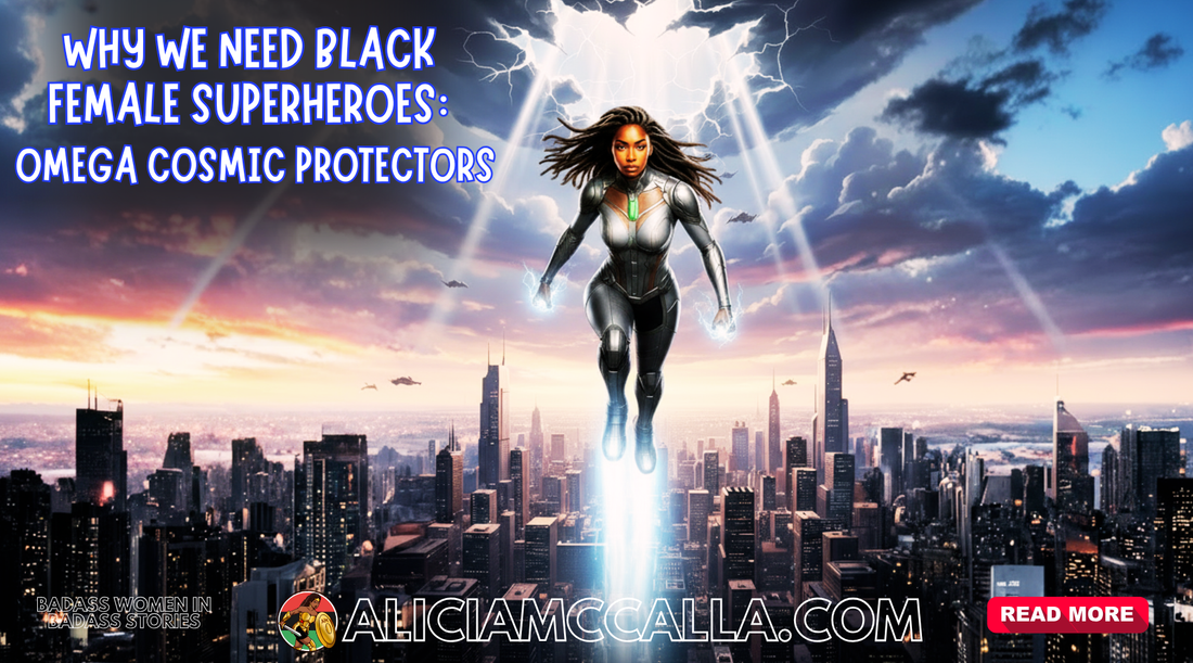 Black Female Superhero Omega Level Like Storm Marvel and Monica Rambeau and Nubia DC