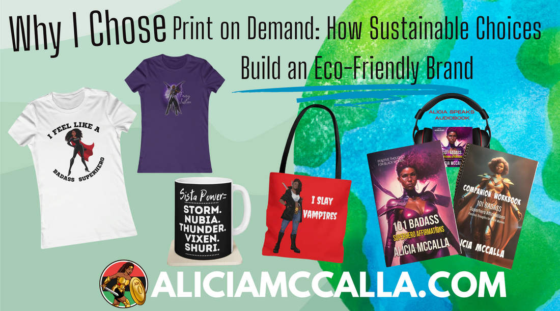 Author Alicia McCalla Chose Print on Demand which is sustainable and eco-friendly