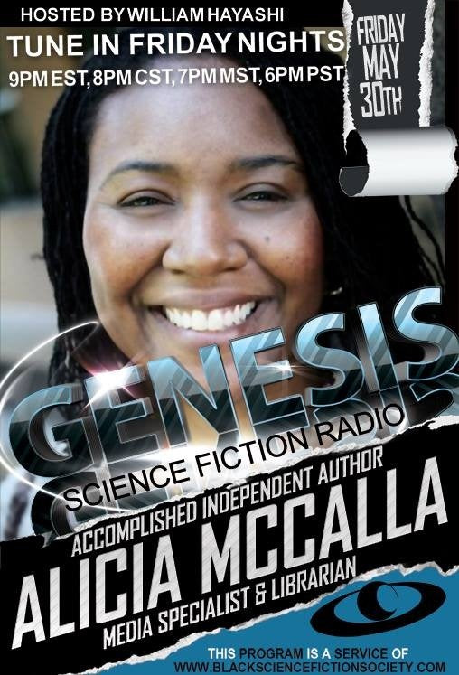 Listen to Alicia McCalla on Black Science Fiction Radio