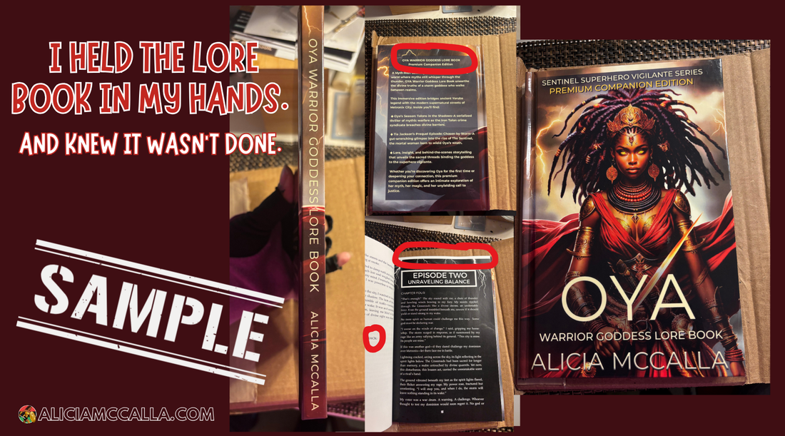 Oya Warrior Goddess Lore Book Sample 